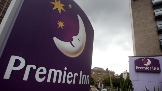 Shares in Premier Inn owner Whitbread fell