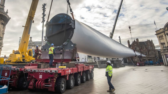 Turbine components for Dorenell Wind Farm south of Dufftown will start arriving on site in the week beginning Wednesday May 9.