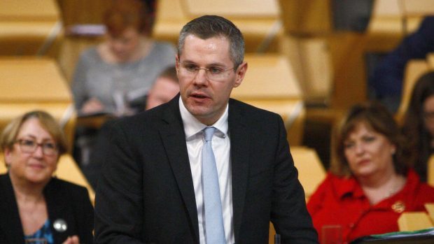 Finance Secretary Derek Mackay.