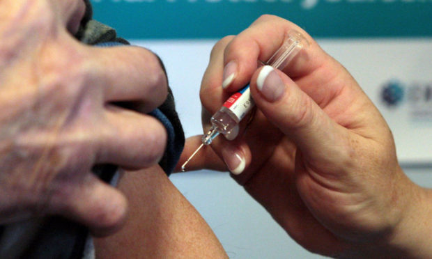 Around half of the population of Aberdeen are eligible for the flu jab this year.