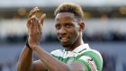 Moussa Dembele: At the double for the Hoops.