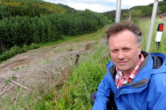 George Tulloch, secretary of Dufftown Community Council, organised the petition to call for safety improvements.