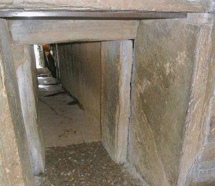 The tunnel (pictured from inside) to the tomb at Maeshowe Chambered Cairn, Orkney. March 2012

Picture by David Bradley