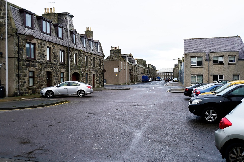 Castle Street in Fraserburgh, where the homes will be built