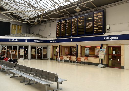 Inverness Station concourse.