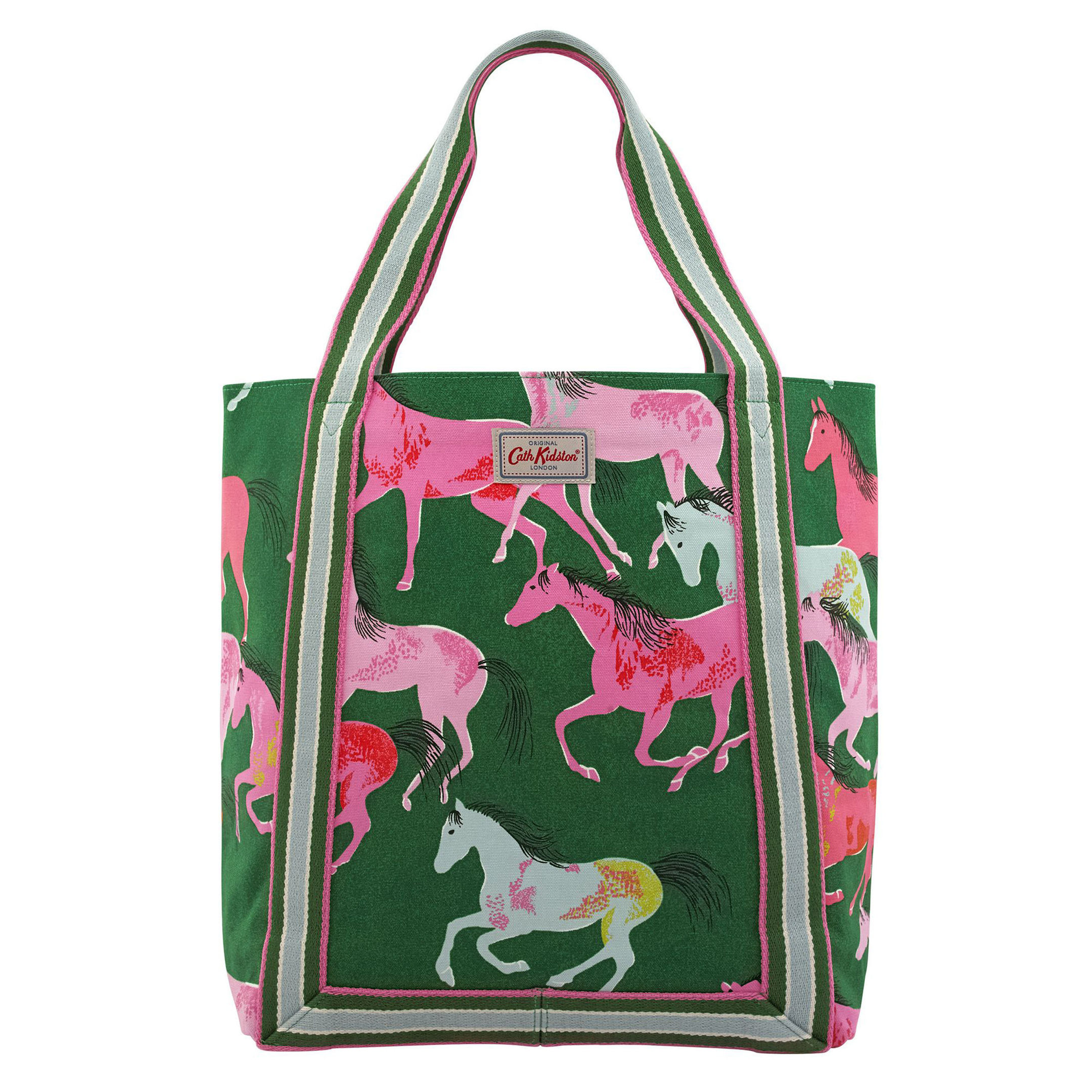 Undated Handout Photo of Painted Horses Reverse Coated Tote, available from Cathkidston.com. See PA Feature SHOPPING Prints. Picture credit should read: PA Photo/Handout. WARNING: This picture must only be used to accompany PA Feature SHOPPING Prints. WARNING: This picture must only be used with the full product information as stated above.