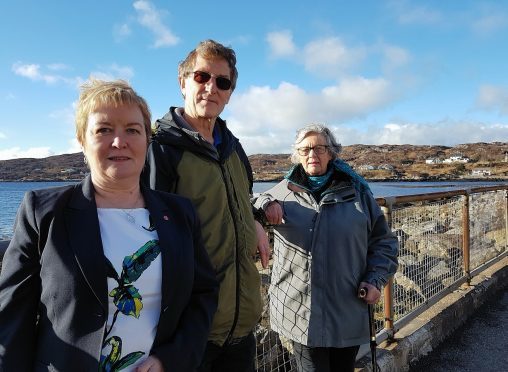 Rhoda Grant and local Assynt community leaders had "constructive talks" with the ambulance service boss.