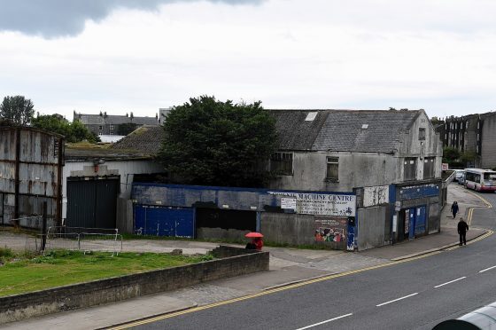 The buildings demolished as part of the Berryden Corridor project