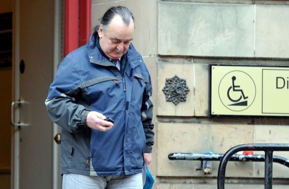 Brian Davies was sentenced to 300 hours of unpaid work when he appeared at Elgin Sheriff Court.
