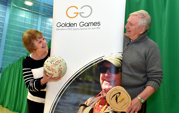 Sandra and Gordon Morrison get into the spirit.

Picture by COLIN RENNIE