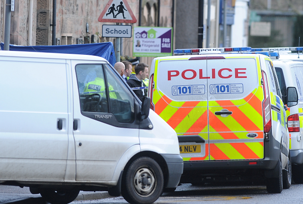 Police activity on Southside Road on Thursday morning following the discovery of a body