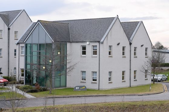 EY's offices at Stoneyfield Business Park, in Inverness