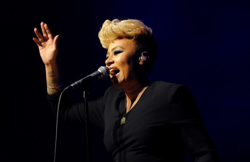 Singer Emeli Sande appearing at Aberdeen Music Hall in 2012.