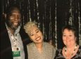 Emeli with her parents