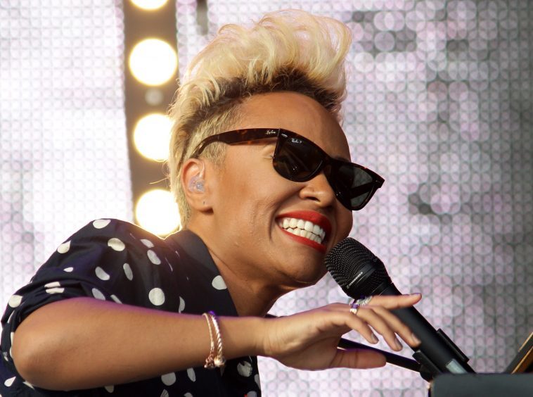 Emeli Sande on the Main Stage at T in the Park in 2013.
