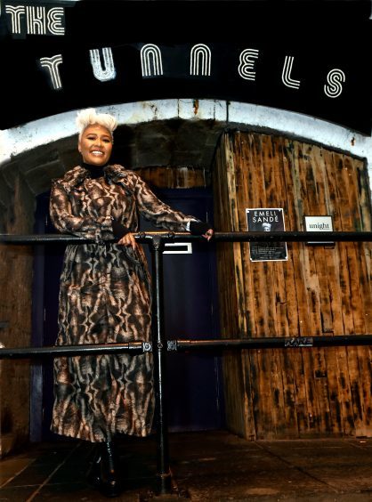 Emeli return to the Granite City last year for a gig at The Tunnels.