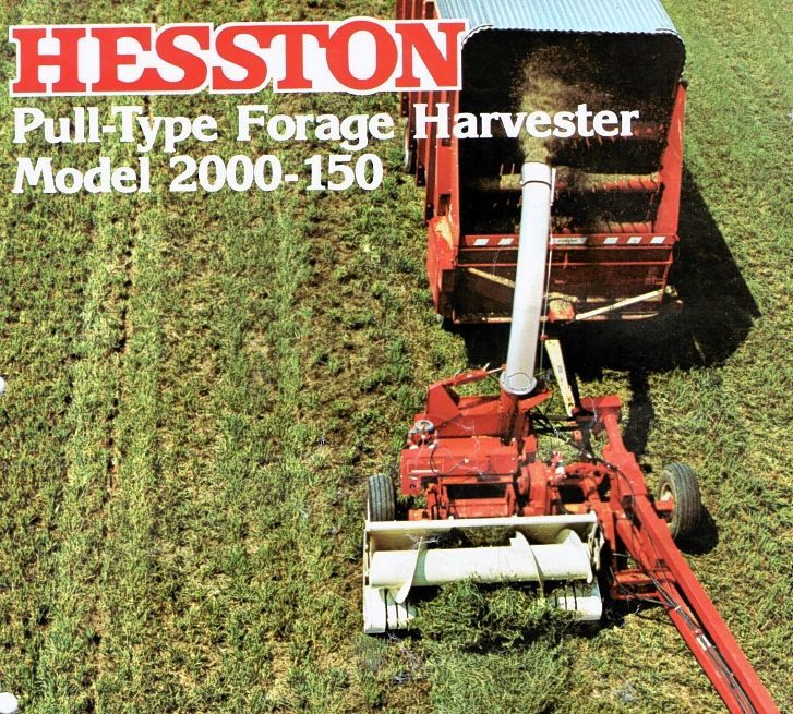 A Hesston precision chop forage harvester broshure from the 1970s