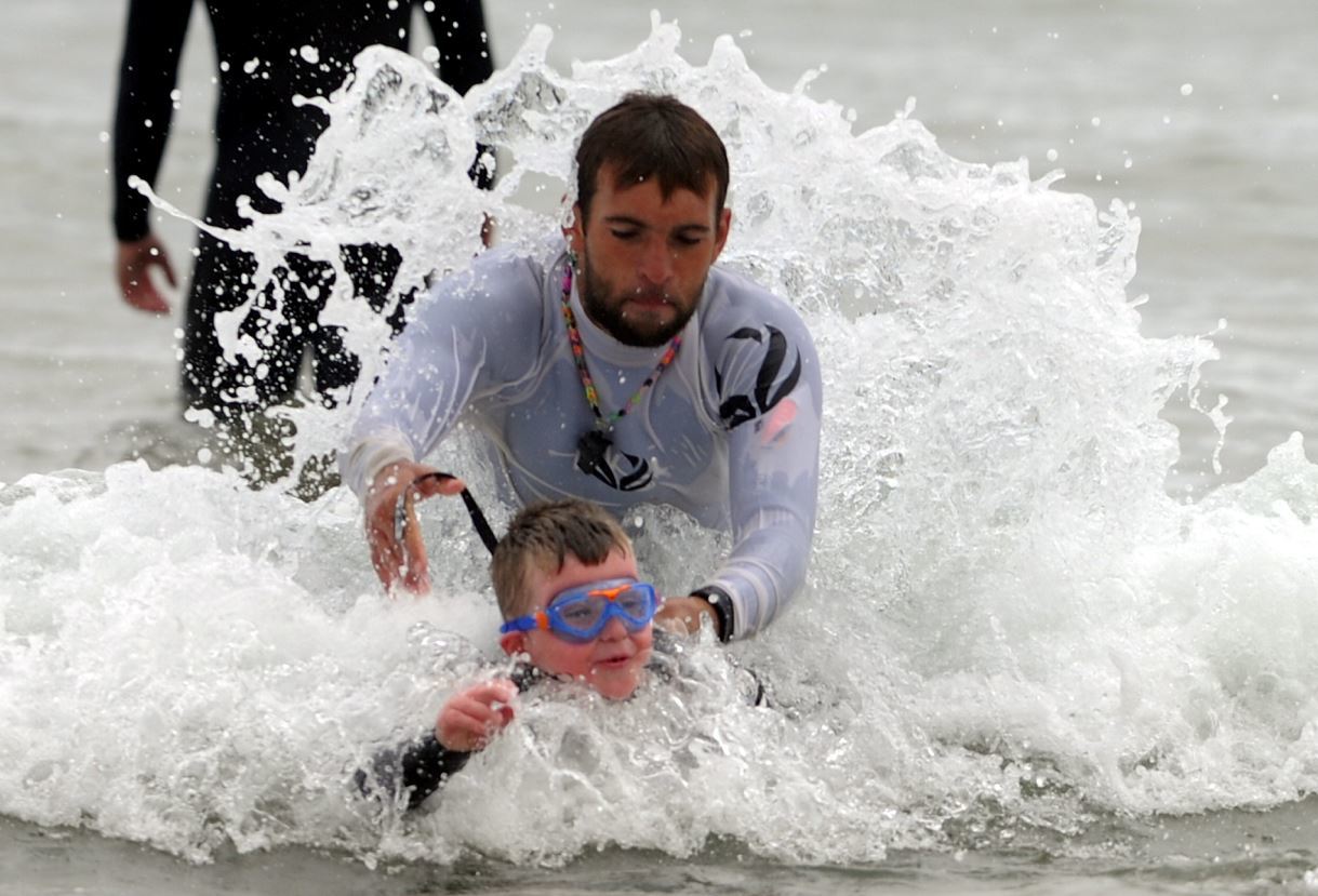 Kevin Anderson already runs surfing classes for autistic children.