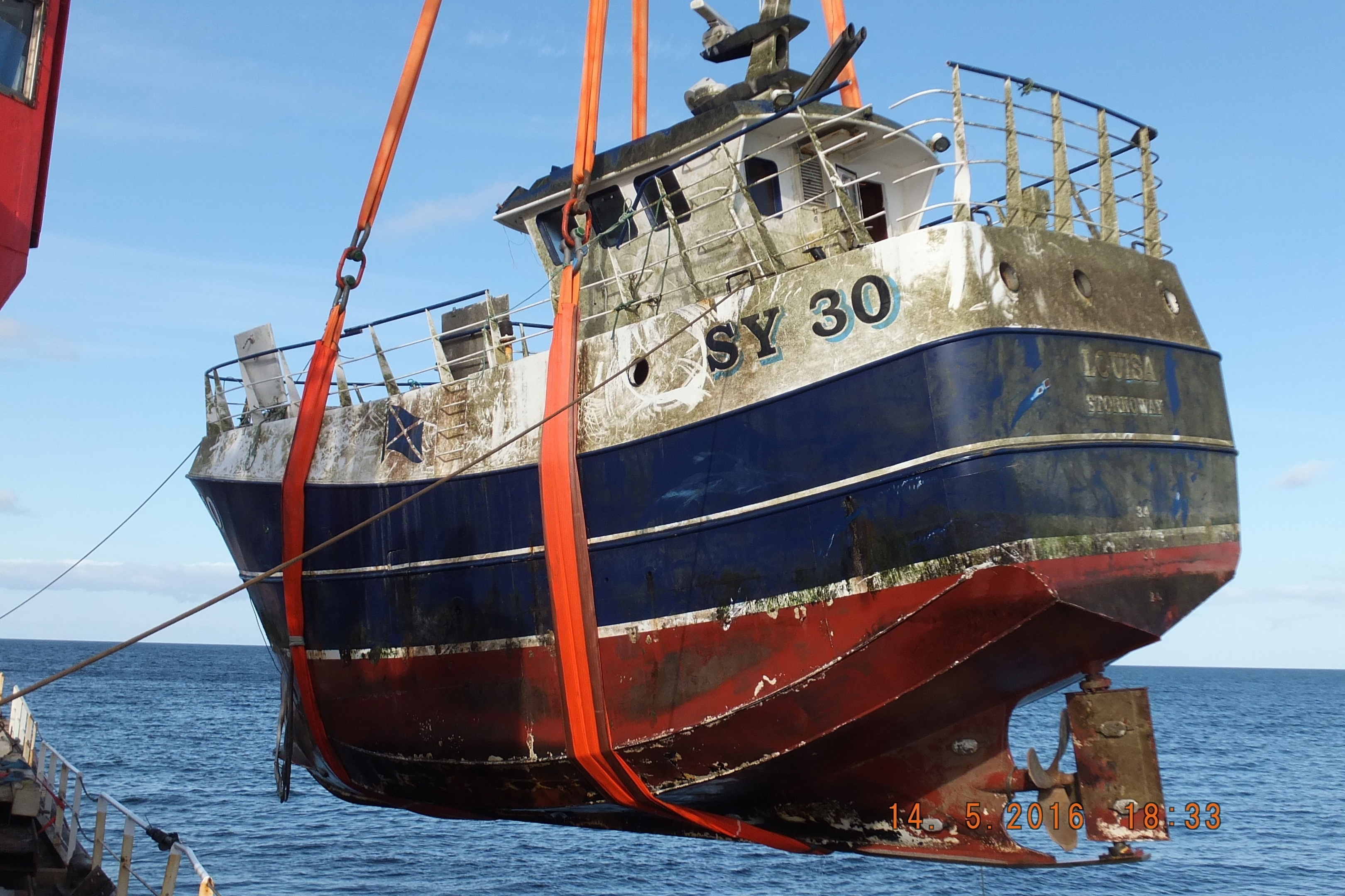The fishing vessel Louisa