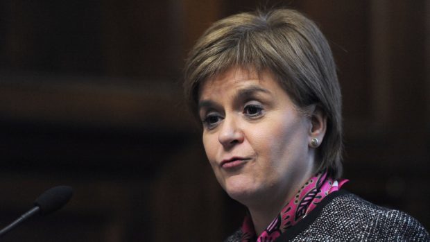 First Minister Nicola Sturgeon