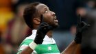 Moussa Dembele bagged a hat-trick for Celtic.