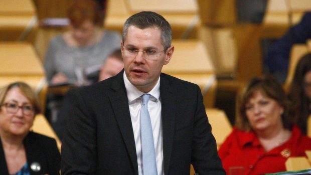 Finance Secretary Derek Mackay