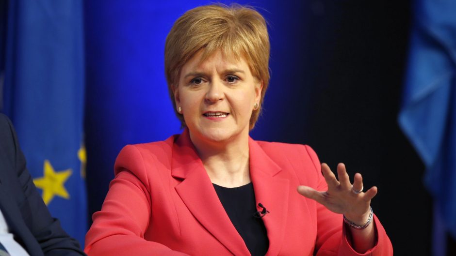 First Minister Nicola Sturgeon