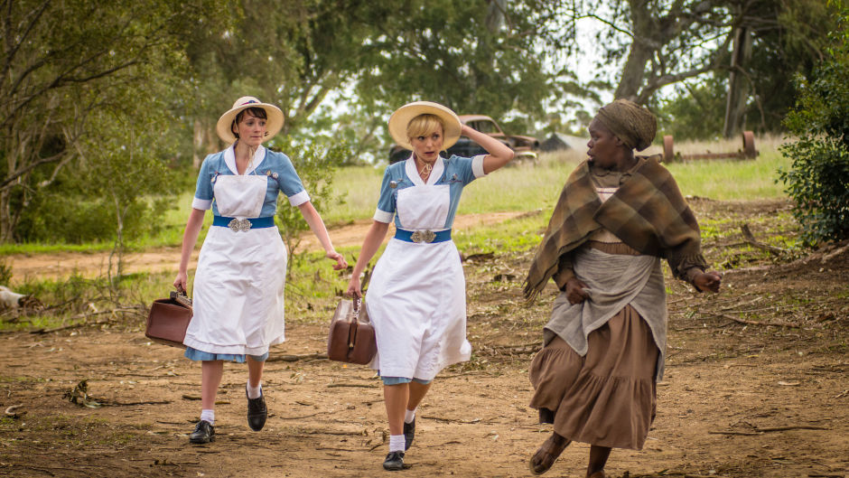Scene from Call The Midwife one-off special set in South Africa (BBC/PA)