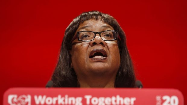 Shadow home secretary Diane Abbott