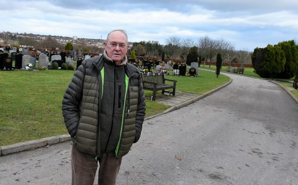 Ronald Strachan at Hazlehead cemetery