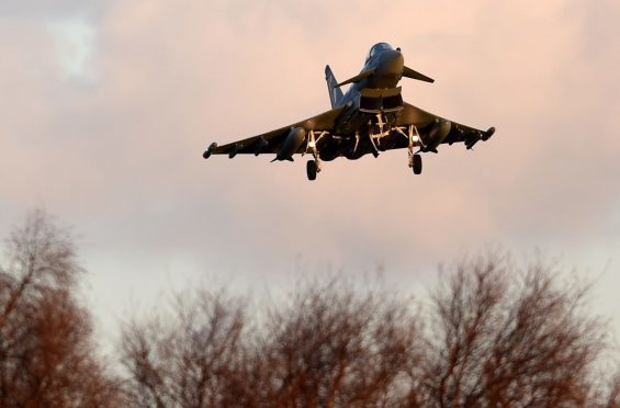 A new squadron of Typhoons will touch down at RAF Lossiemouth in 2019.