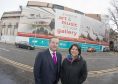 Aberdeen City Council's deputy leader Marie Boulton and James Barrack - managing director at Knight Property Group and founder and chairman of the Barrack Charitable