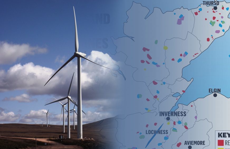 Locations Of Wind Farms