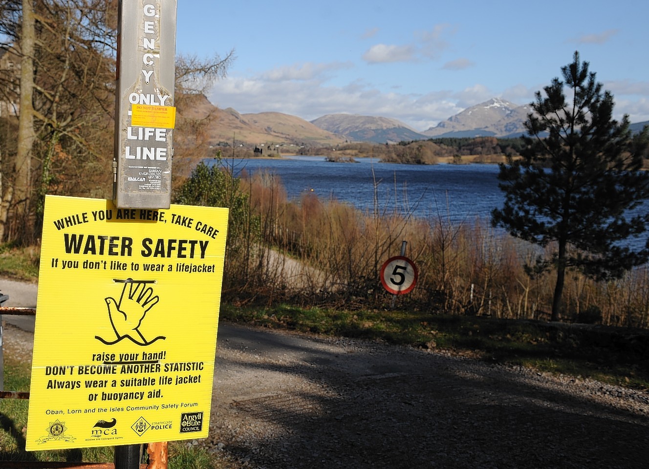 A search is continuing for a local businessman feared drowned on Loch Awe.