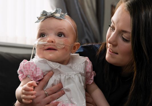 Baby Alannah with mum Lauren