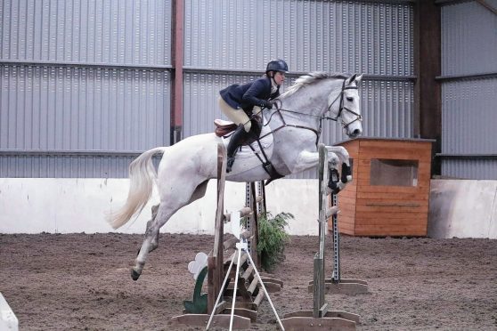 Annabel Sall on Nordic Diamond. Photo by Sian Lyon.