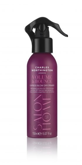 Charles Worthington Volume & Bounce Express Blow Dry Primer, £6.99, Boots (www.boots.com)