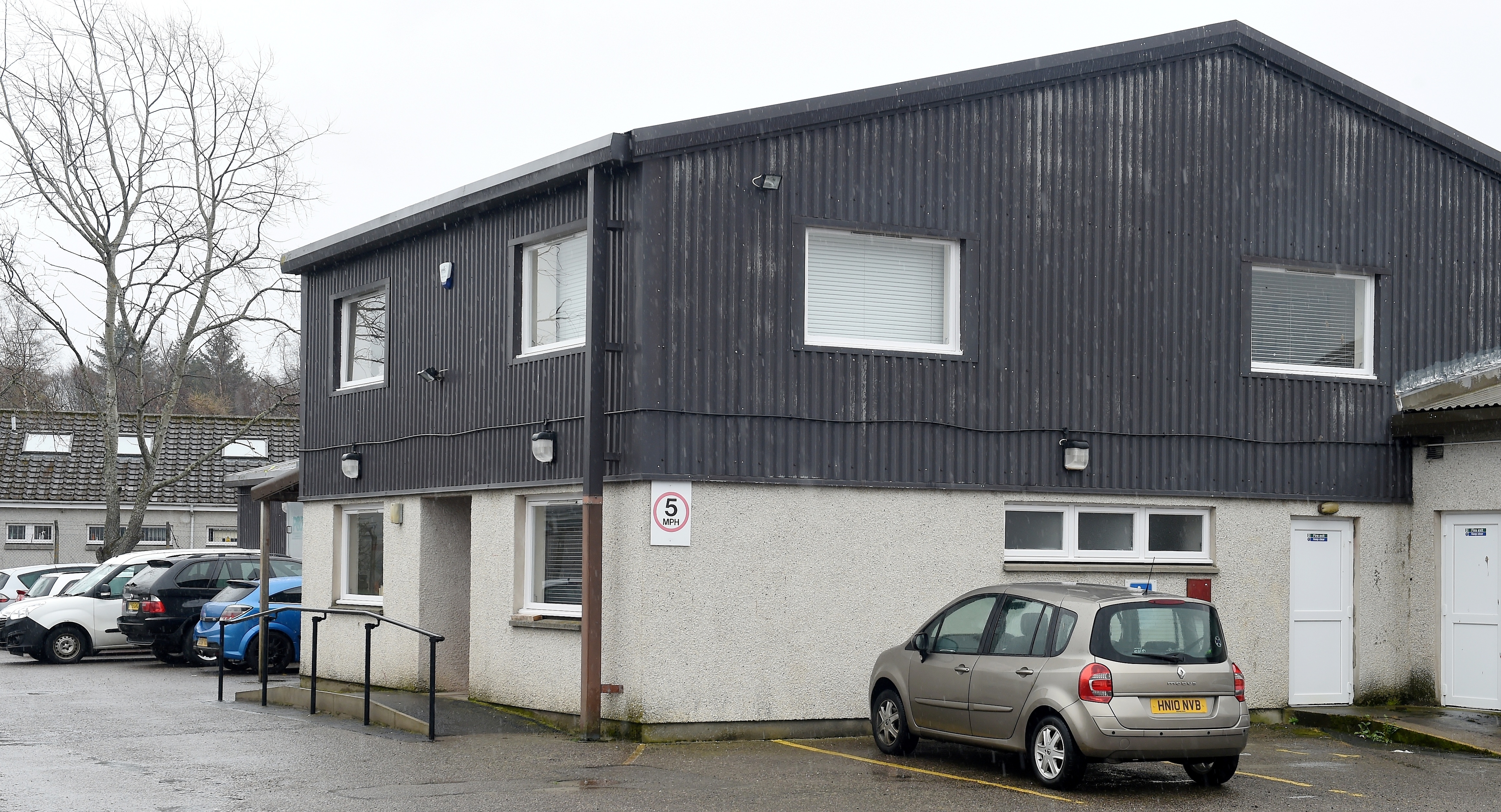 The Building Maintenance Depot of the Highland Council Housing and Property Services Department in Alness.