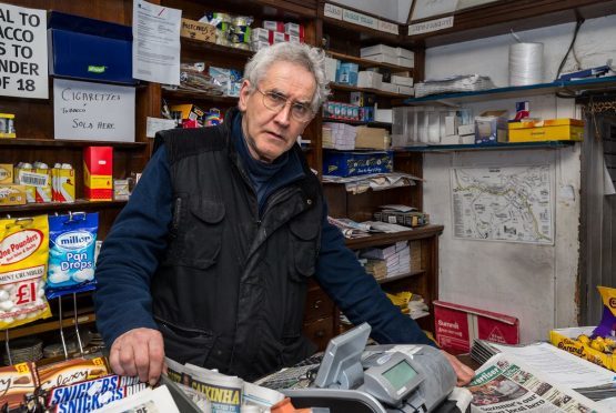 Alex Legge has run the Cullen Paper Shop for 21 years.