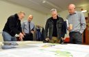 Planners explained the development to visitors at the exhibition in Forres.