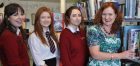 Elgin Academy librarian Shelagh Toonen, pictured right, with pupils Rhona Sword, Megan Sutherland and Kayleigh Young.