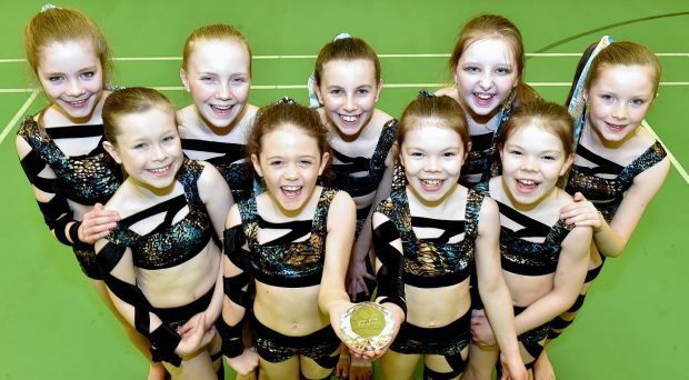 (back, from left) Grace Renforth, 10, Kate Duthie, 12, Hannah Alla, 12, Iona Leiper, 10, Hannah Cameron, 11(front, from left) Aimee Buchannan, 10, Mia Paoli, 10, Aimee Yule, 10 Abbie Yule, 10.