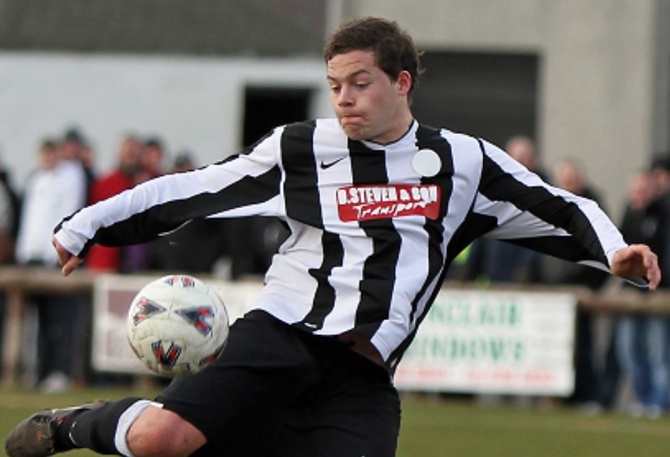 Stevie Cunningham in action for Wick in 2014
