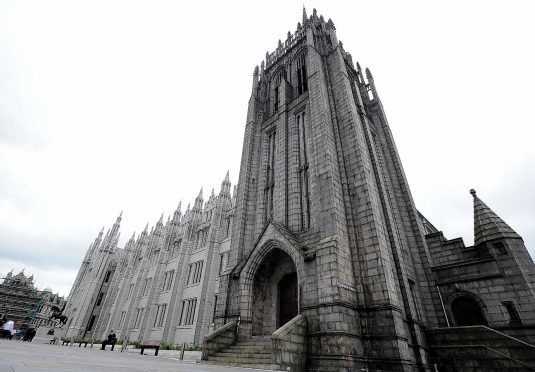 Marischal College and Greyfriars Church, Aberdeen