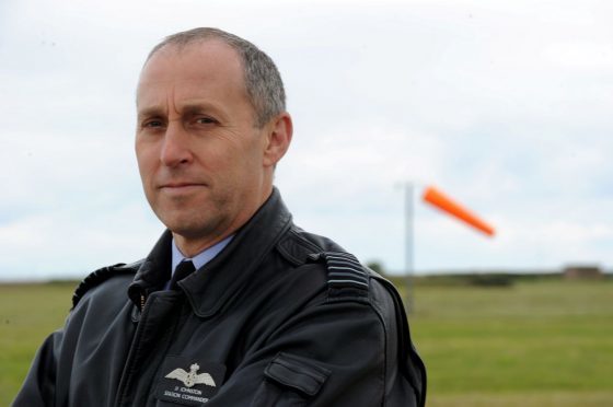 JJ Johnston was the final station commander at RAF Kinloss before it became an Army base.