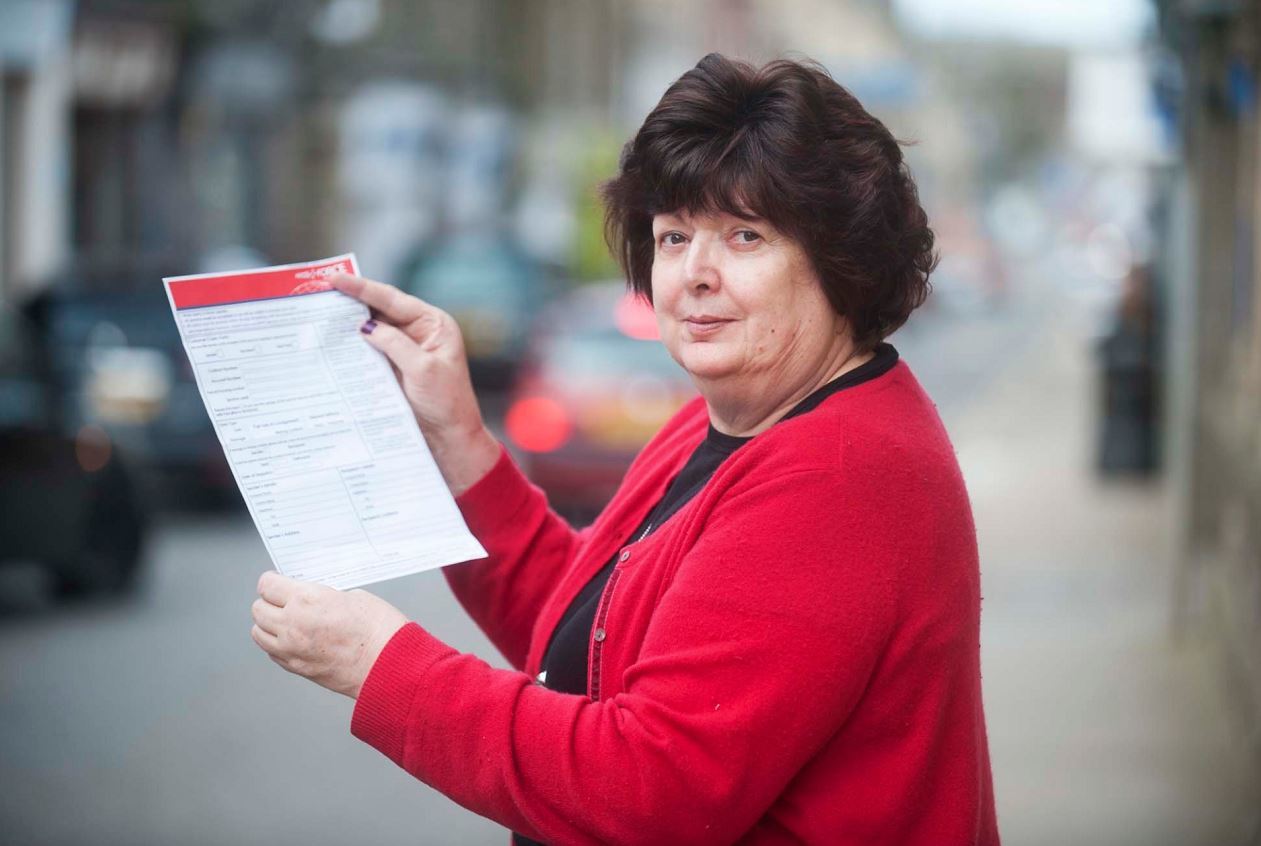 Keith resident Linda Gorn intends to file a complaint with Parcelforce.