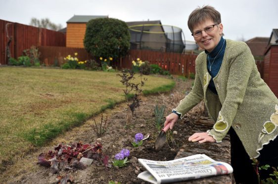 Fochabers resident Majorie Park has big plans for her garden.