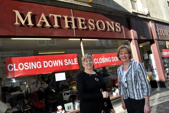 Mathesons manager Anne Shanks and owner Winnie Ross have been friends since they went to school together.