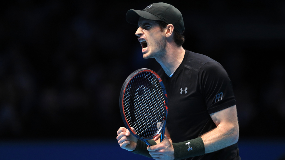Andy Murray was back in Grand Slam action in New York.