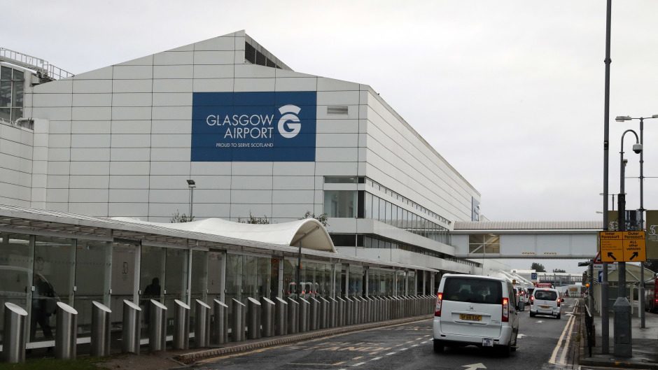 Glasgow Airport. 